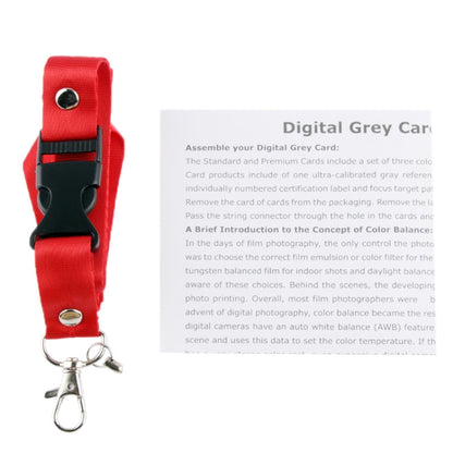 3 in 1 Black White Gray Balance Card / Digital Gray Card with Strap, Works with Any Digital Camera, File Form: RAW and JPEG, Size: 17.5cm x 12cm, Size: 17.5cm x 12cm