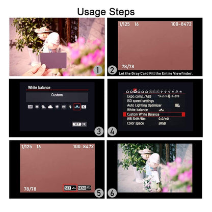 3 in 1 Black White Gray Balance Card / Digital Gray Card with Strap, Works with Any Digital Camera, File Form: RAW and JPEG, Size: 17.5cm x 12cm, Size: 17.5cm x 12cm