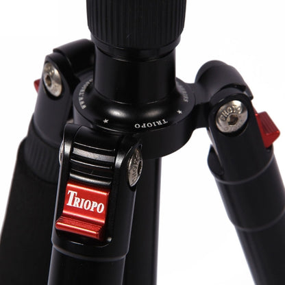 Triopo MT-2505C Adjustable Portable Aluminum Tripod with NB-1S Ball Head for Canon Nikon Sony DSLR Camera, MT-2505C (Black), MT-2505C (Gold)