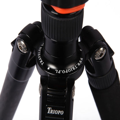 Triopo GT-2804X8.C Adjustable Portable Carbon Fiber Tripod with B-2 Aluminum Ball Head for Canon Nikon Sony DSLR Camera, GT-2804X8.C (Black), GT-2804X8.C (Gold)