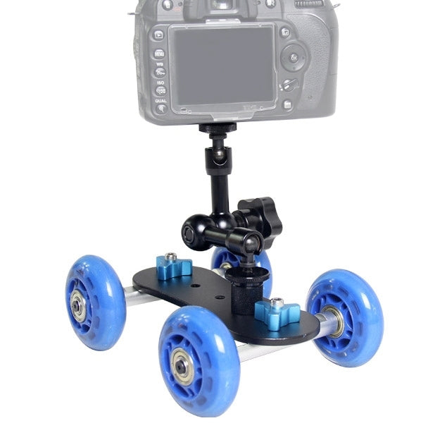YELANGU YLG0105B Mini Scaled Camera Dolly Track Car for Canon / Nikon Cameras / DSLR Camera, YLG0105B