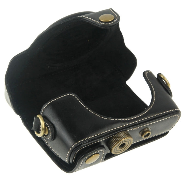 Retro Style PU Leather Camera Case Bag with Strap for Sony RX100 M3 / M4 / M5