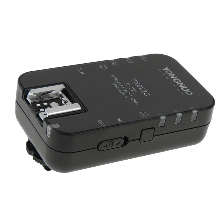 YONGNUO YN622C-KIT E-TTL Wireless Flash Trigger Controller + Transceiver Kit for Canon Camera, for Canon