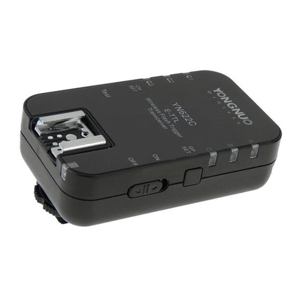 YONGNUO YN622C-KIT E-TTL Wireless Flash Trigger Controller + Transceiver Kit for Canon Camera, for Canon