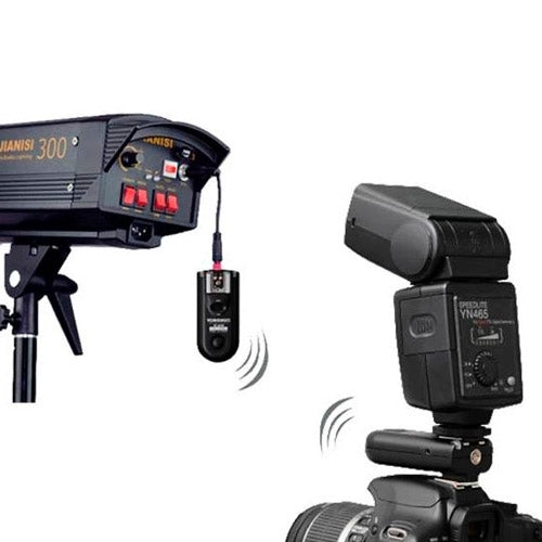 2 PCS YONGNUO RF603C II FSK 2.4GHz Wireless Flash Trigger with C1 Shutter Connecting Cable, RF603C II