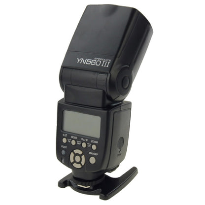 YN-560 III Ultra-long-range Wireless Flash Speedlite with Metal Hot Shoe for Canon / Nikon / Pentax / Olympus DSLR Camera, YN-560 III