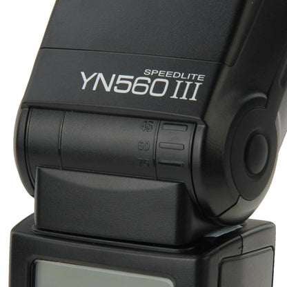 YN-560 III Ultra-long-range Wireless Flash Speedlite with Metal Hot Shoe for Canon / Nikon / Pentax / Olympus DSLR Camera, YN-560 III