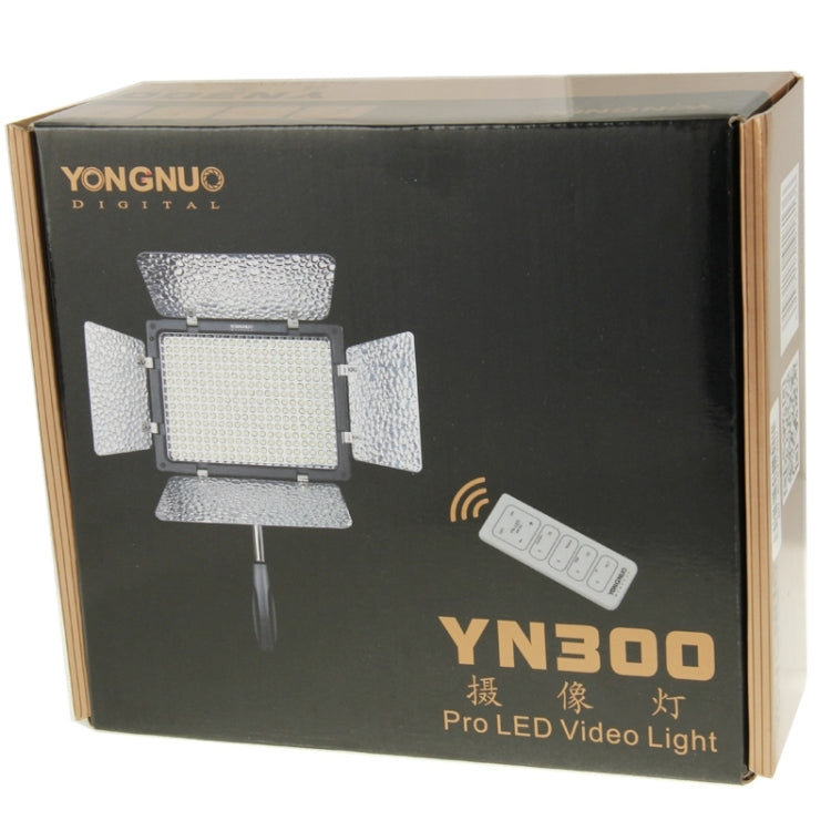 YONGNUO 300 LEDs Pro LED Studio Video Light for Canon / Nikon / Sony Camcorder DSLR (YN300), YN300