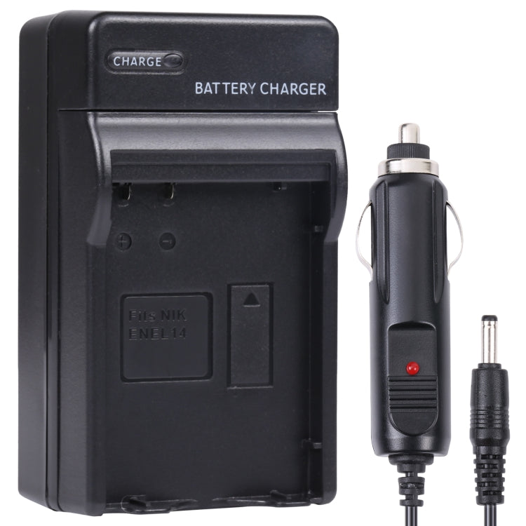Digital Camera Battery Car Charger for Nikon ENEL14, ENEL14