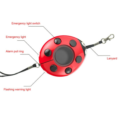 Ladybug Personal Alarm, Self-defense Defend Wolf, Mini Alarm for Girl and Kids, Ladybird