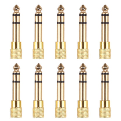 6.35mm Male to 3.5mm Female Audio Jack Adapters (10 Pcs in One Package, the Price is for 10 Pcs), 6.35mm Male to 3.5mm Female