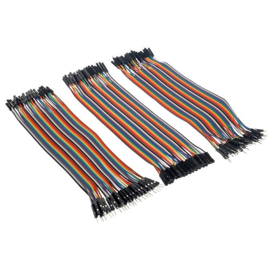 40 PCs Breadboard Male to Male / Male to Female / Female to Female Jumper Cable (120 PCs per package), Male to Male (40 PCS)