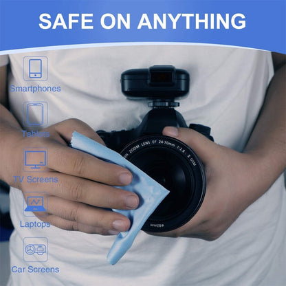 70 PCS Soft Cleaning Cloth for LCD Screen / Glasses/ Mobile Phone Screen, Cleaning Cloth