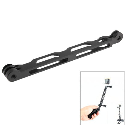 TMC CNC Aluminum Extender for GoPro, Insta360, DJI and Other Action Cameras, Length: 16cm, Length: 16cm(Black)