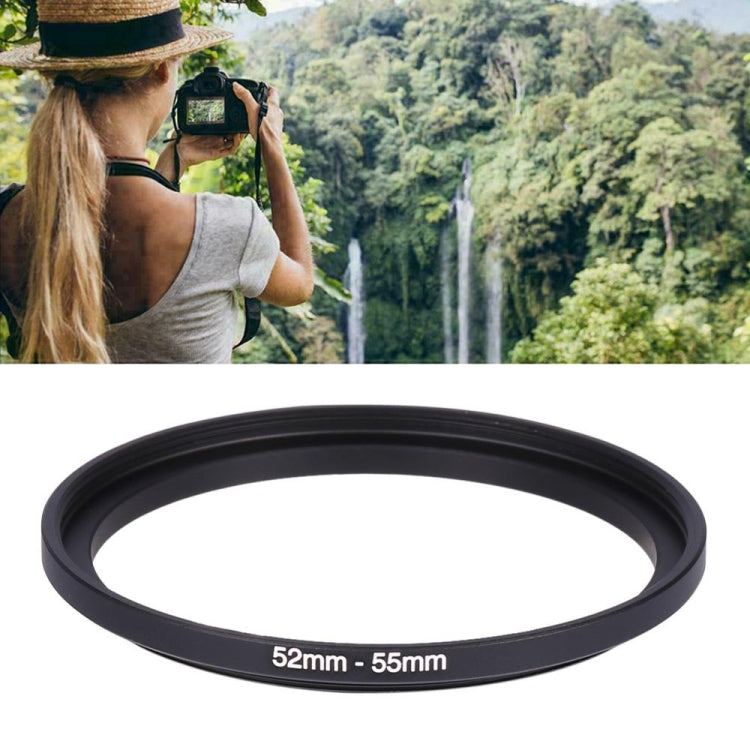 52mm-55mm Lens Stepping Ring, 52mm-55mm