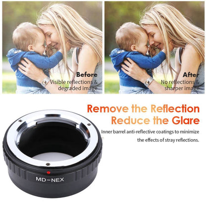 MD-Nex Lens Mount Stepping Ring, For Sony Nex
