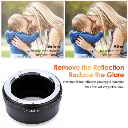 CY-NEX Lens Mount Stepping Ring, Sony NEX