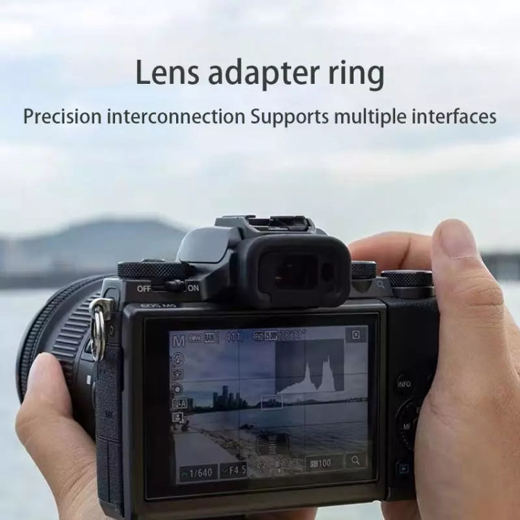 CY Lens to EOS M Lens Mount Stepping Ring, Canon EOS M