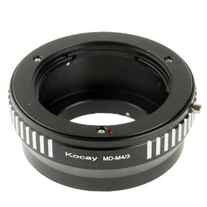MD Lens to M4/3 Lens Mount Stepping Ring, For Olympus M4/3 (Black)