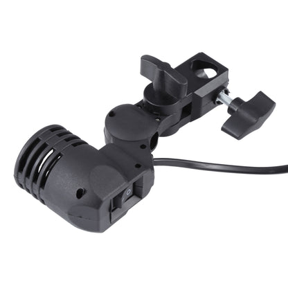 E27 AC Socket Studio Light Mount Stand Umbrella Holder