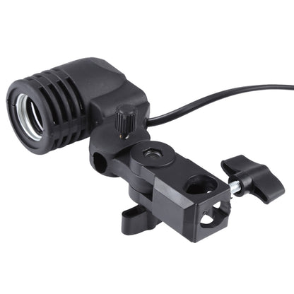 E27 AC Socket Studio Light Mount Stand Umbrella Holder