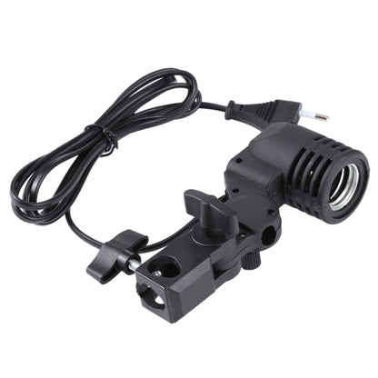 E27 AC Socket Studio Light Mount Stand Umbrella Holder