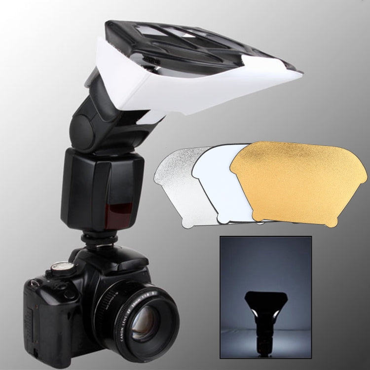 FB-20 Universal Camera Top Flash Light Speedlite Bounce Focus Flash Diffuser, FB-20