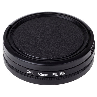 52mm CPL Filter Circular Polarizer Lens Filter with Cap for Xiaomi Xiaoyi 4K+ / 4K, Xiaoyi Lite, Xiaoyi  Sport Camera, 52mm CPL Filter