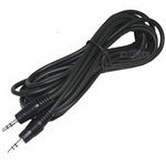 Aux Cable, 3.5mm Male Mini Plug Stereo Audio Cable, Length: 1m, Length: 1m (Black)