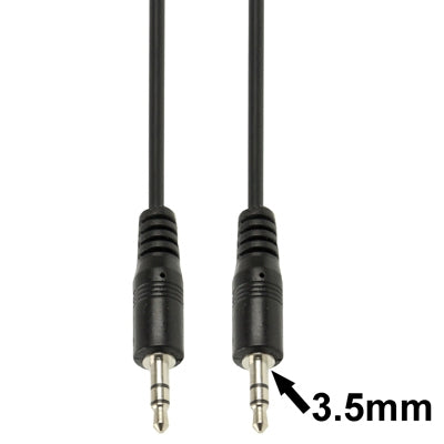 Aux Cable, 3.5mm Male Mini Plug Stereo Audio Cable, Length: 1m, Length: 1m (Black)