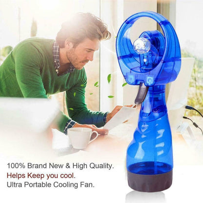 YC-8333 Hand-held Water Spray Fan (Color Random Delivery), YC-8333 Purple, YC-8333 Green