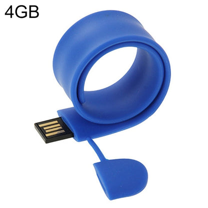 Silicone Bracelet USB Flash Disk with 4GB Memory, 4GB, 4GB (Orange), 4GB (Pink), 4GB (Purple)