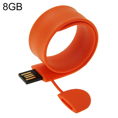 Silicone Bracelet USB Flash Disk with 8GB Memory, 8GB, 8GB (Orange), 8GB (Pink), 8GB (Purple)