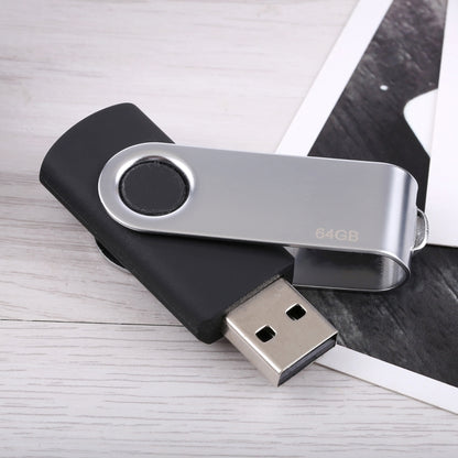 64GB Twister USB 2.0 Flash Disk(Black), 64GB/Black
