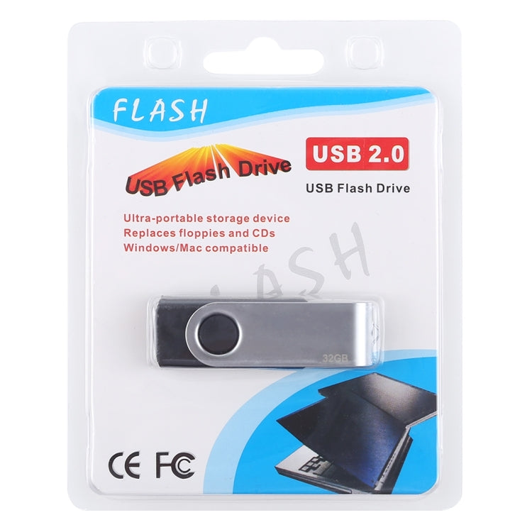 32GB Twister USB 2.0 Flash Disk(Black), 32GB/Black
