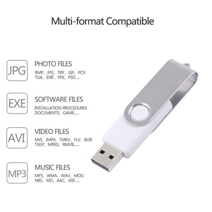 16GB Twister USB 2.0 Flash Disk(White), 16GB/White