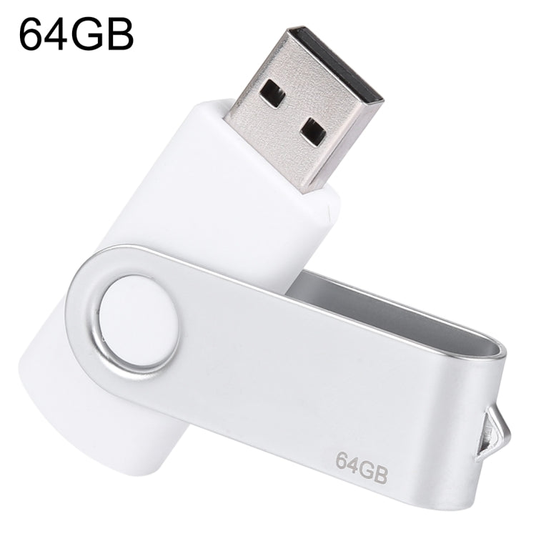 64GB Twister USB 2.0 Flash Disk(White), 64GB/White