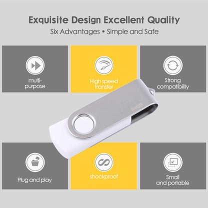 64GB Twister USB 2.0 Flash Disk(White), 64GB/White