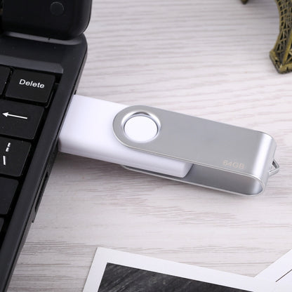 64GB Twister USB 2.0 Flash Disk(White), 64GB/White
