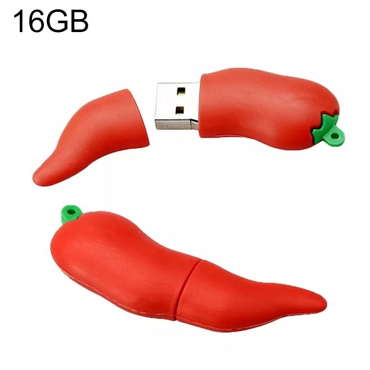 Hot Pepper Shape 16GB USB Flash Disk, 16GB