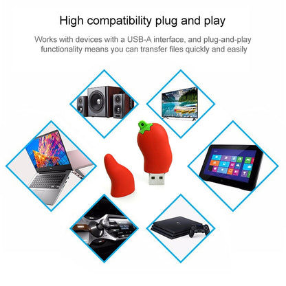 Hot Pepper Shape 16GB USB Flash Disk, 16GB