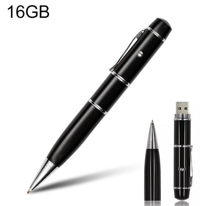 3 in 1 Laser Pen Style USB Flash Disk,16GB (Black), 16GB (Black)
