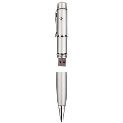 3 in 1 Laser Pen Style USB Flash Disk, Silver (2GB), 2GB (Silver)