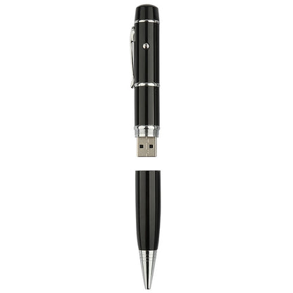3 in 1 Laser Pen Style USB Flash Disk,8GB (Black), 8GB (Black)