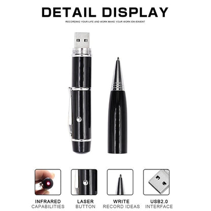 3 in 1 Laser Pen Style USB Flash Disk, Silver (16GB), 16GB (Silver)