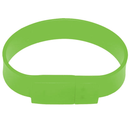 4GB Silicon Bracelets USB 2.0 Flash Disk, 4GB (Green)