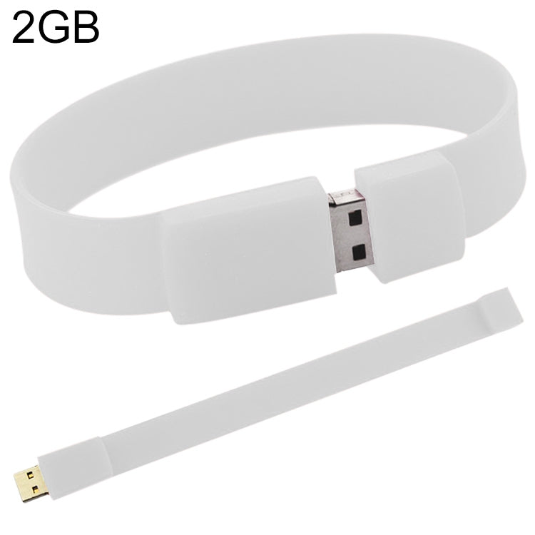 2GB Silicon Bracelets USB 2.0 Flash Disk, 2GB