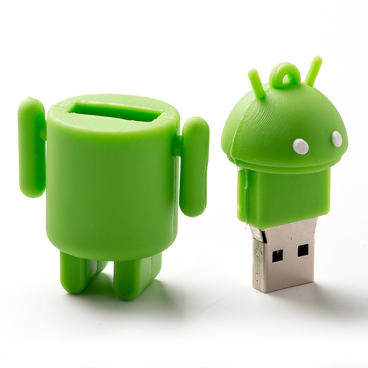 16GB Android Robot Style USB Flash Disk (Green), 16GB