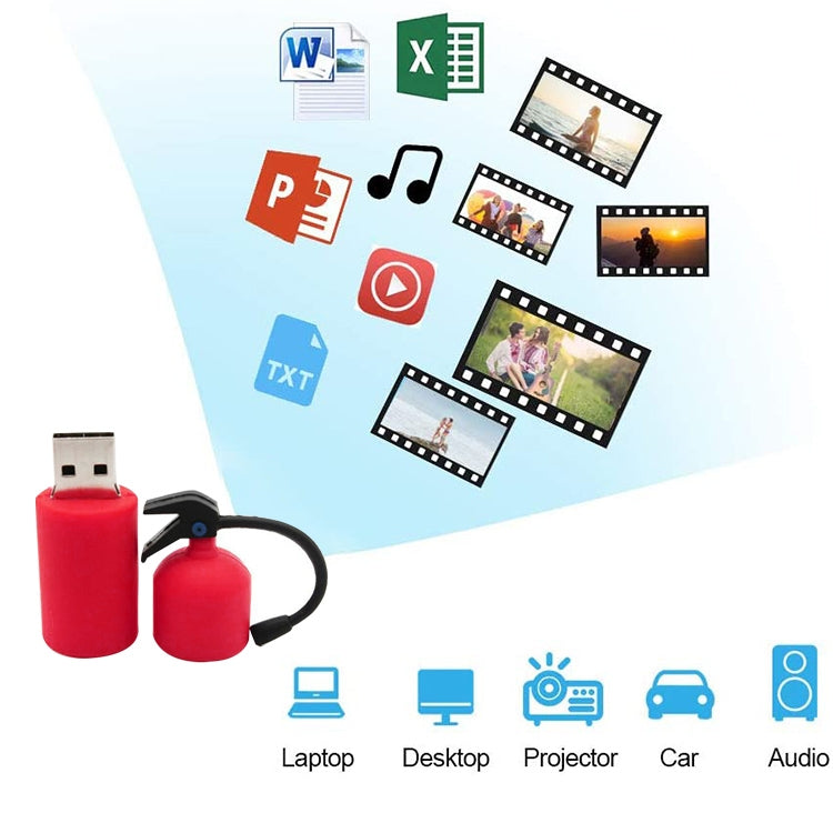 4GB Extinguisher Style USB Flash Disk, 4GB