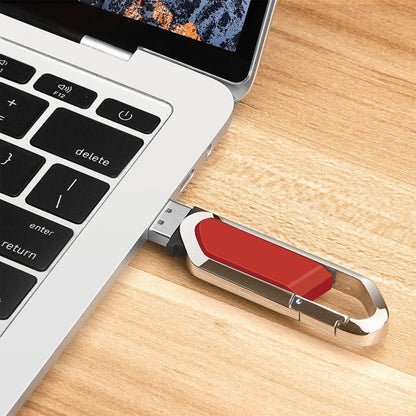 16GB Metallic Keychains Style USB 2.0 Flash Disk (Red), 16GB (Red)